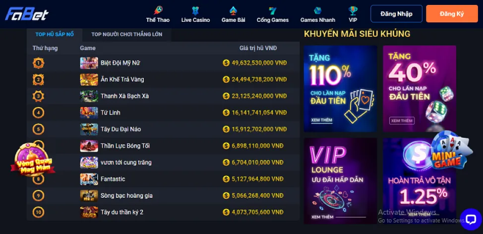 Thưởng chào mừng thành viên mới gg8815